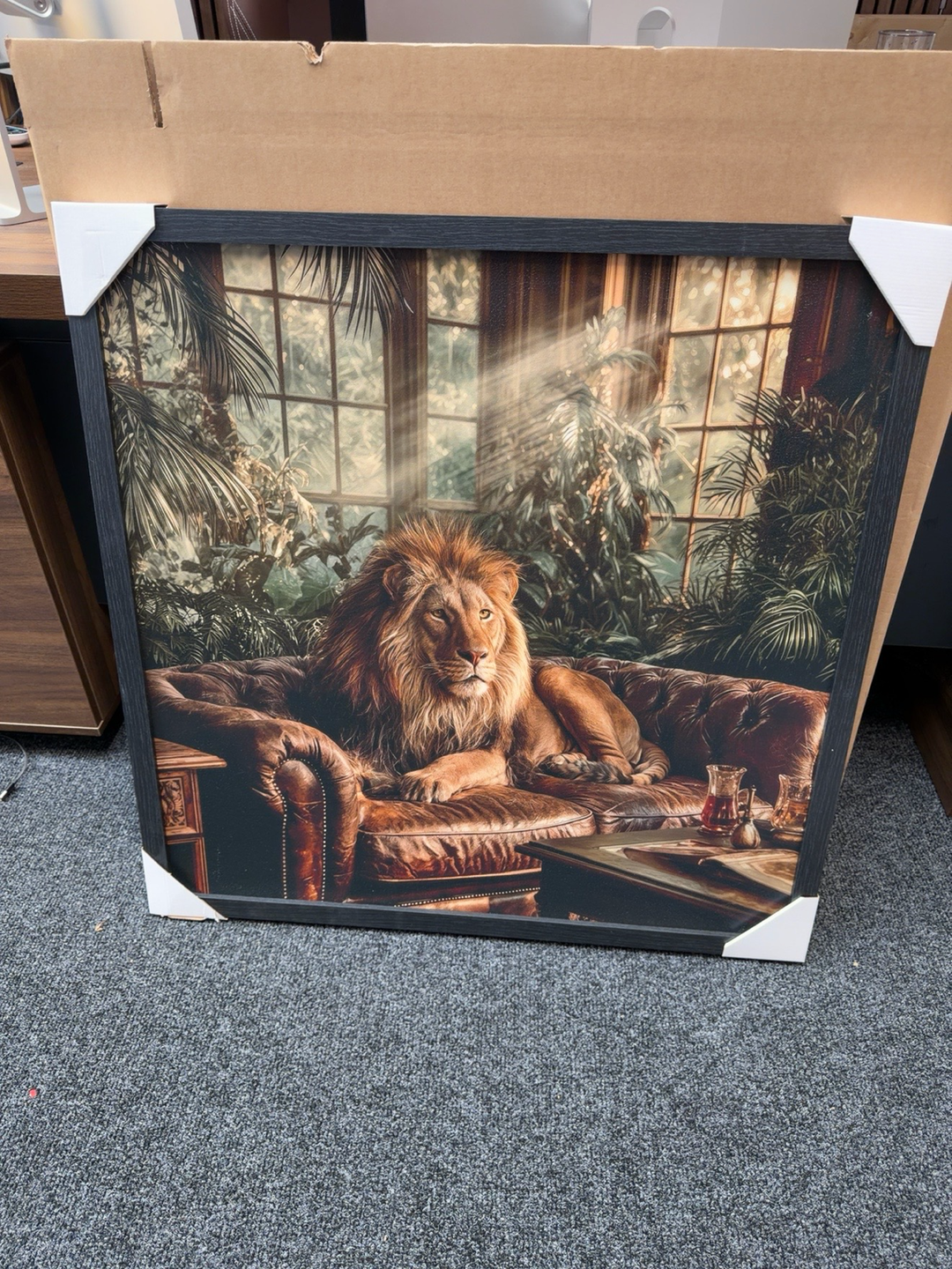 Lounging Lion Sample by Artko Designs