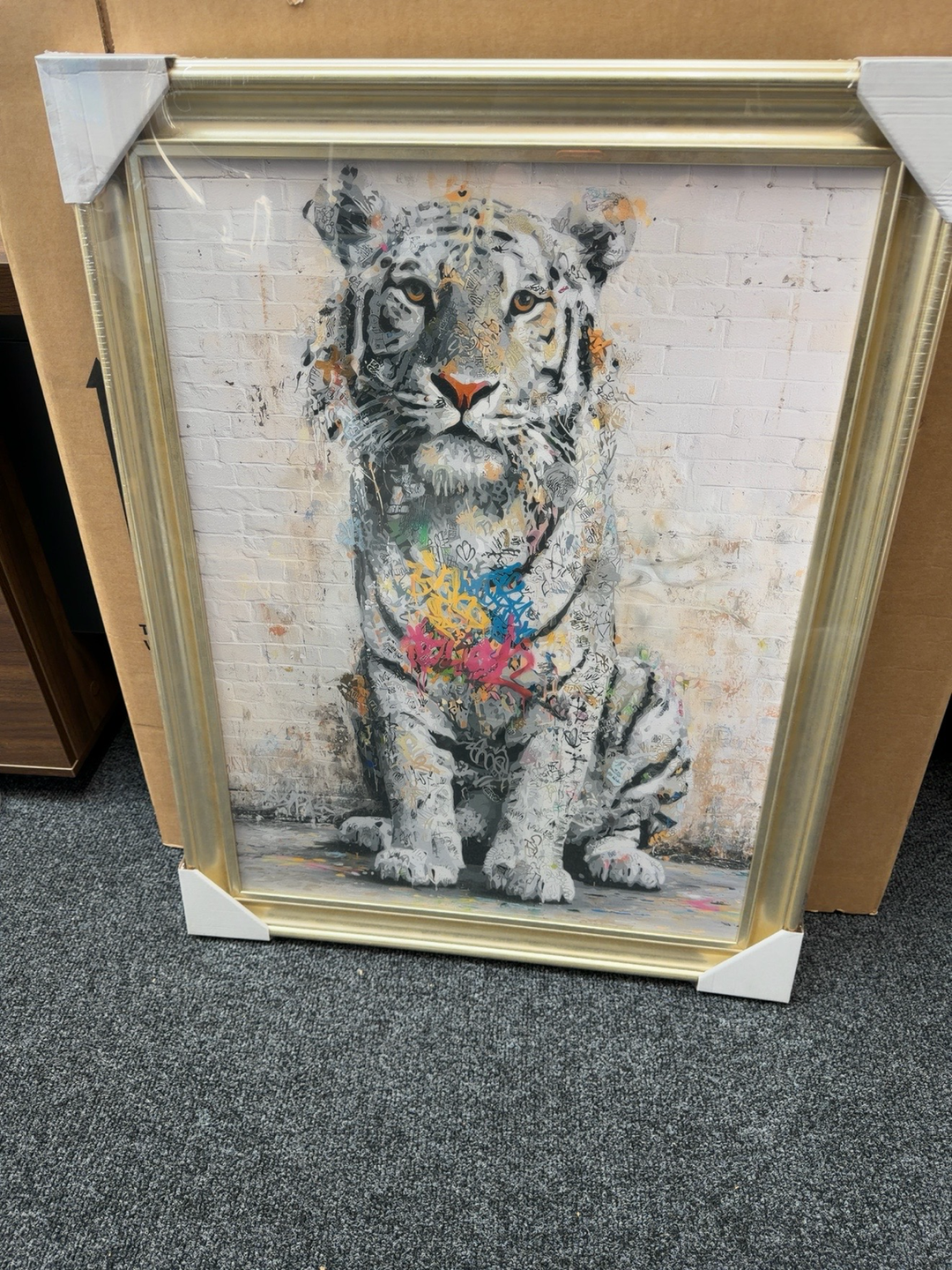 Graffiti Snow Leopard by Artko Designs