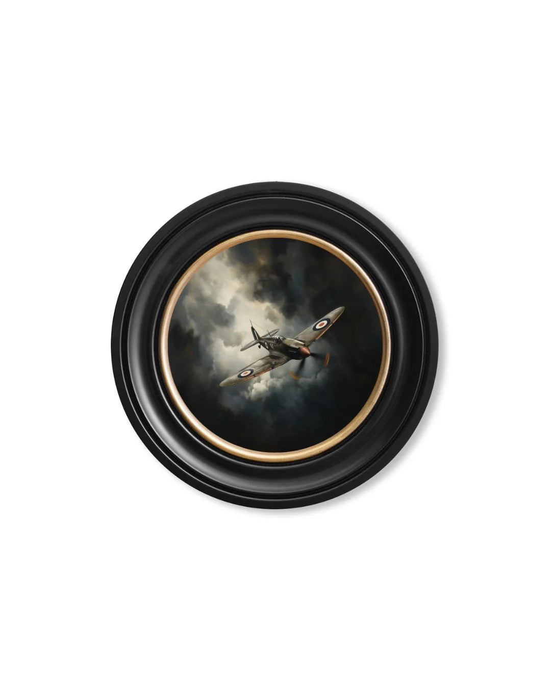 Spitfire (Circular) By TJP - TheArtistsQuarter