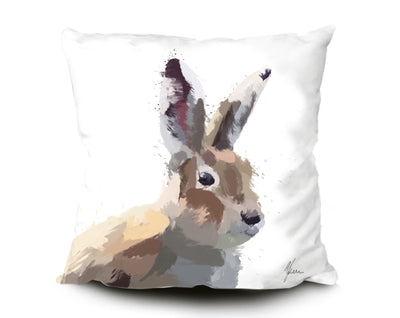 Rabbit Hare Cushion By Aimee Linzi - TheArtistsQuarter