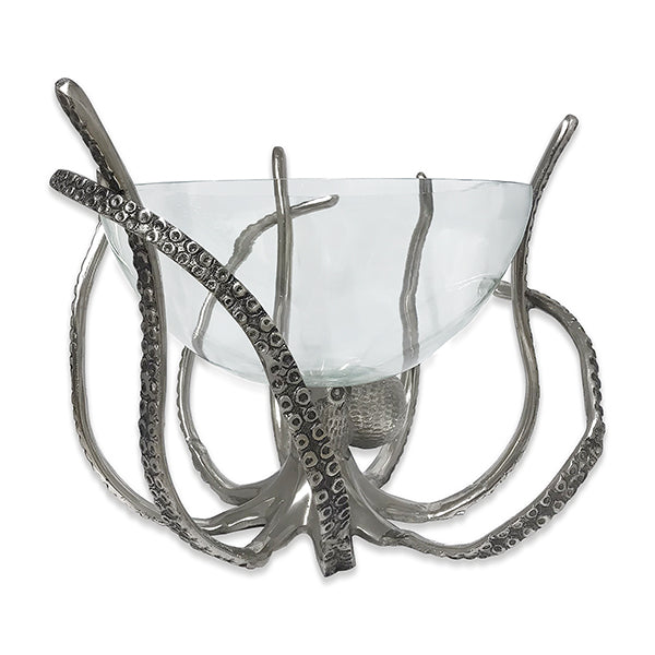 Culinary Concepts London. Octopus Stand And Glass Bowl - TheArtistsQuarter