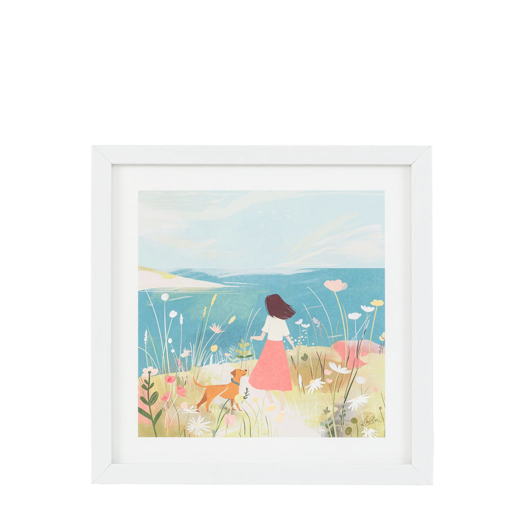 Seaside Stroll By Laura Bolton - TheArtistsQuarter