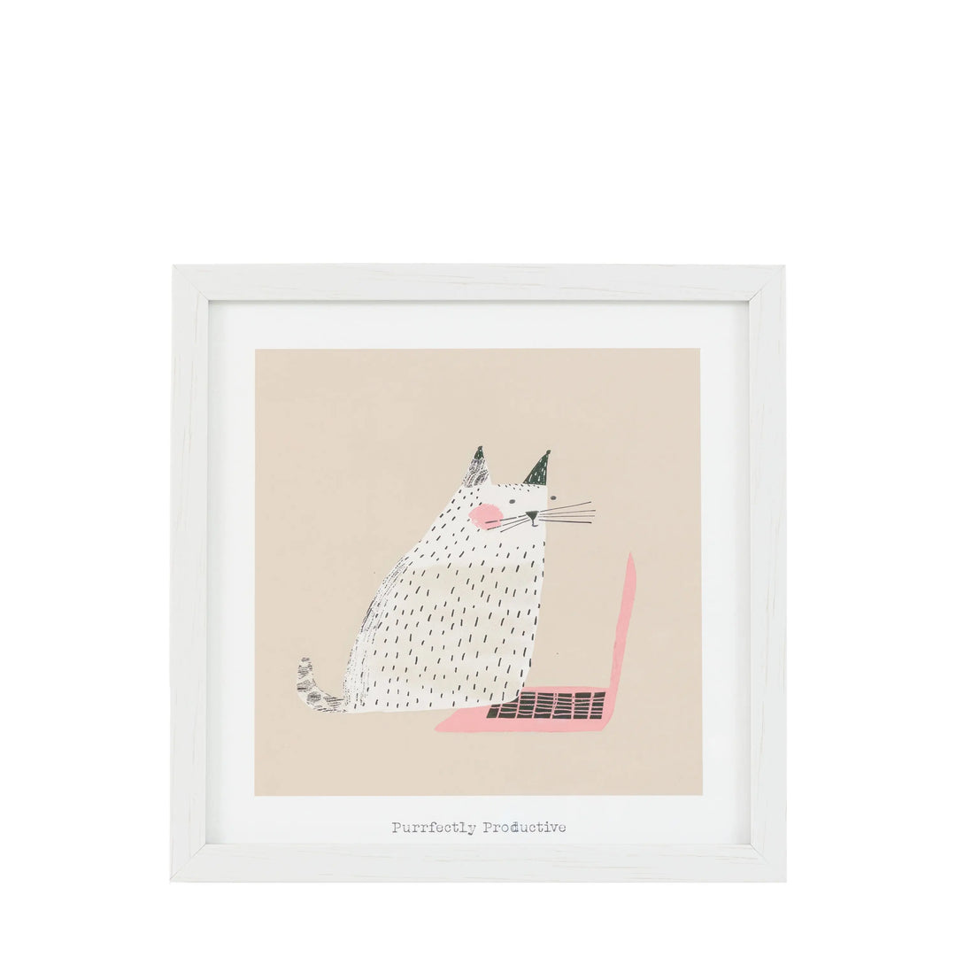 Purrfectly Productive By Laura Bolton - TheArtistsQuarter