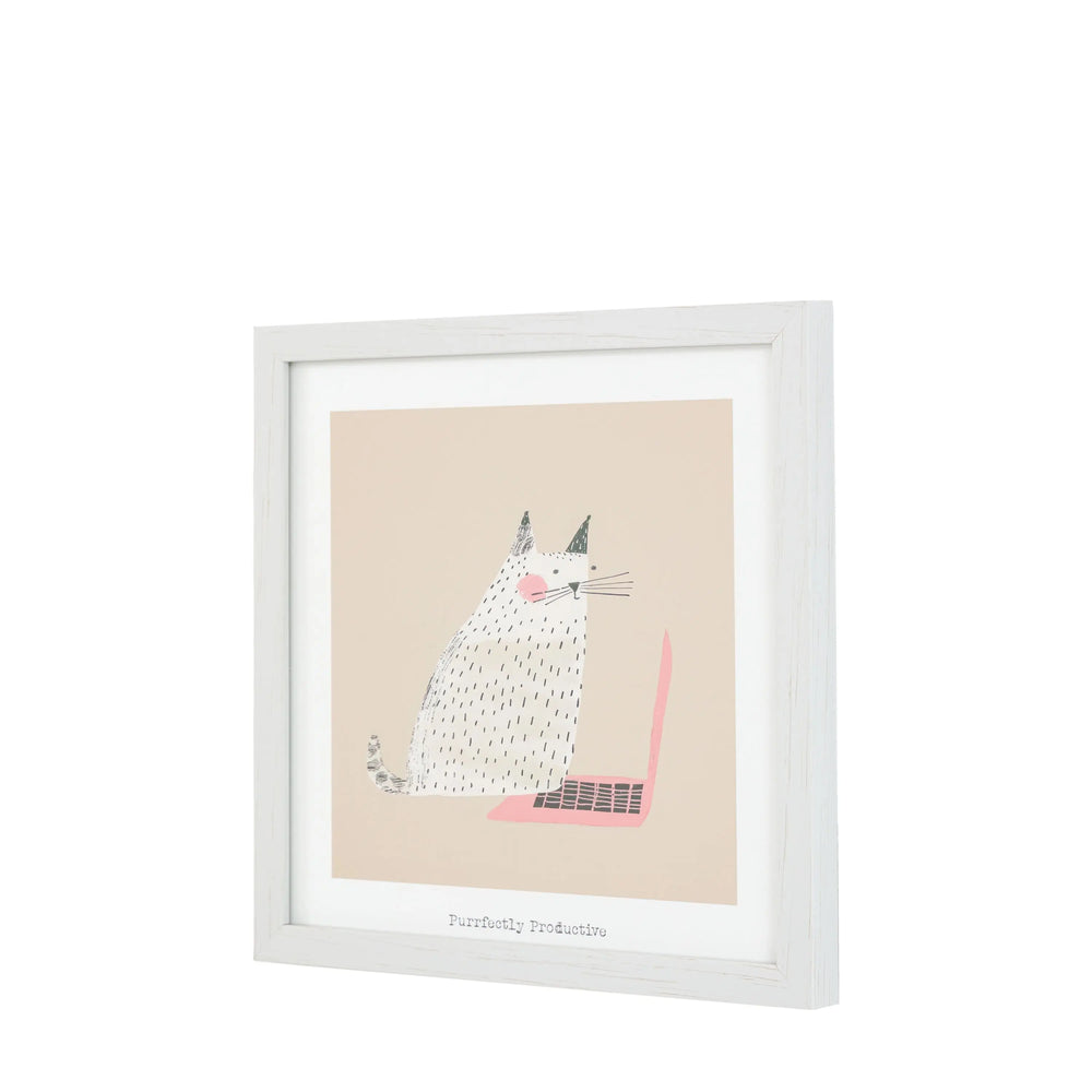 Purrfectly Productive By Laura Bolton - TheArtistsQuarter