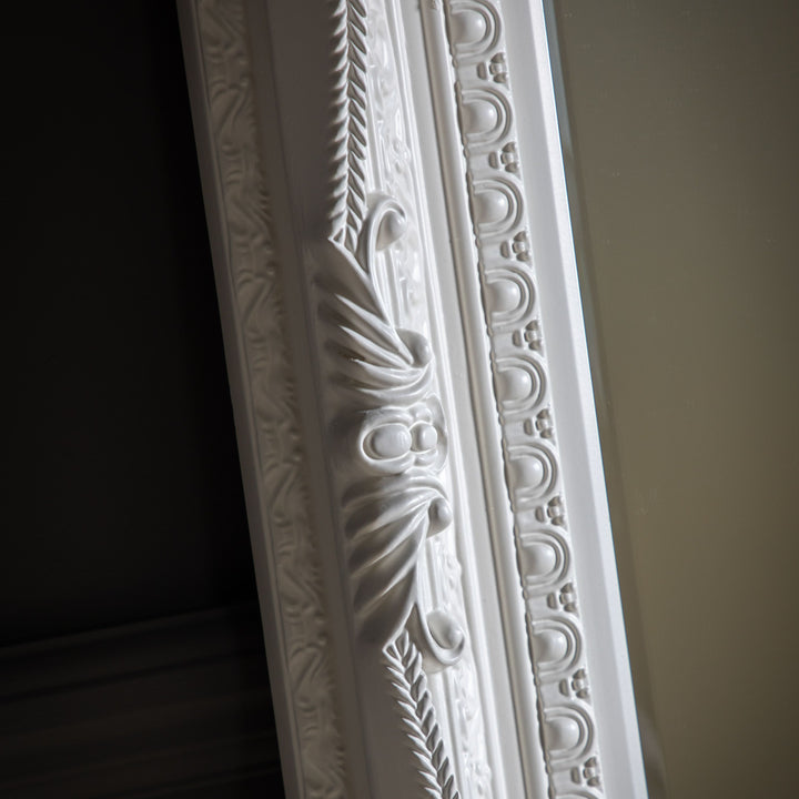 Carved Louis Leaner Mirror