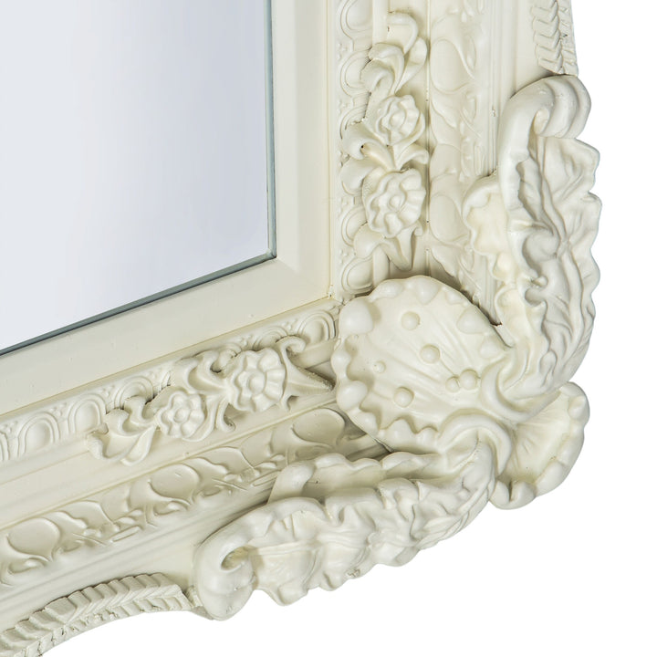 Carved Louis Leaner Mirror