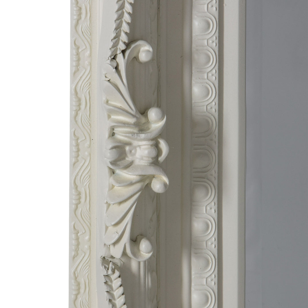 Carved Louis Leaner Mirror
