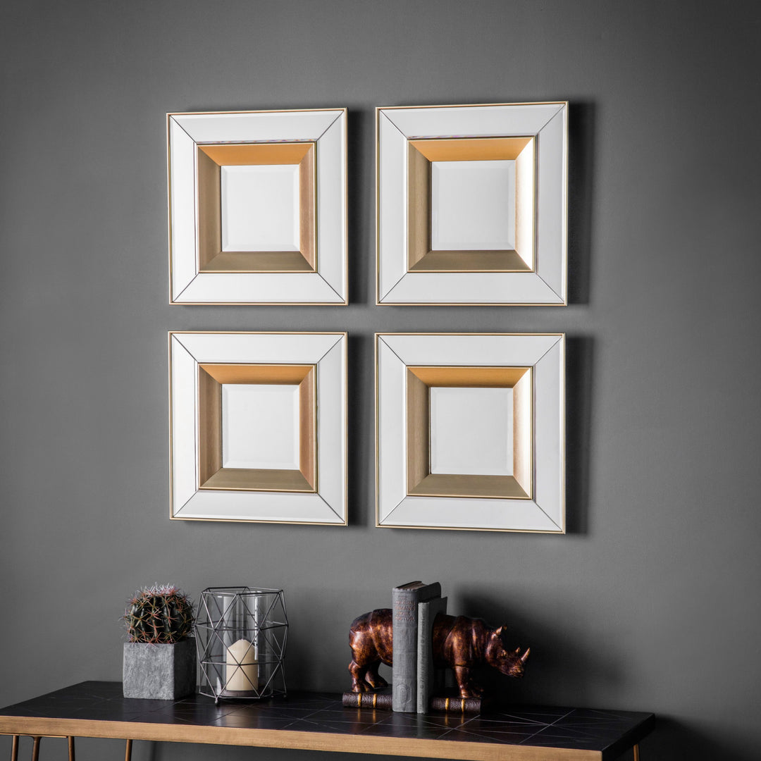 Phantom Square Mirrors (Set of 4) - TheArtistsQuarter