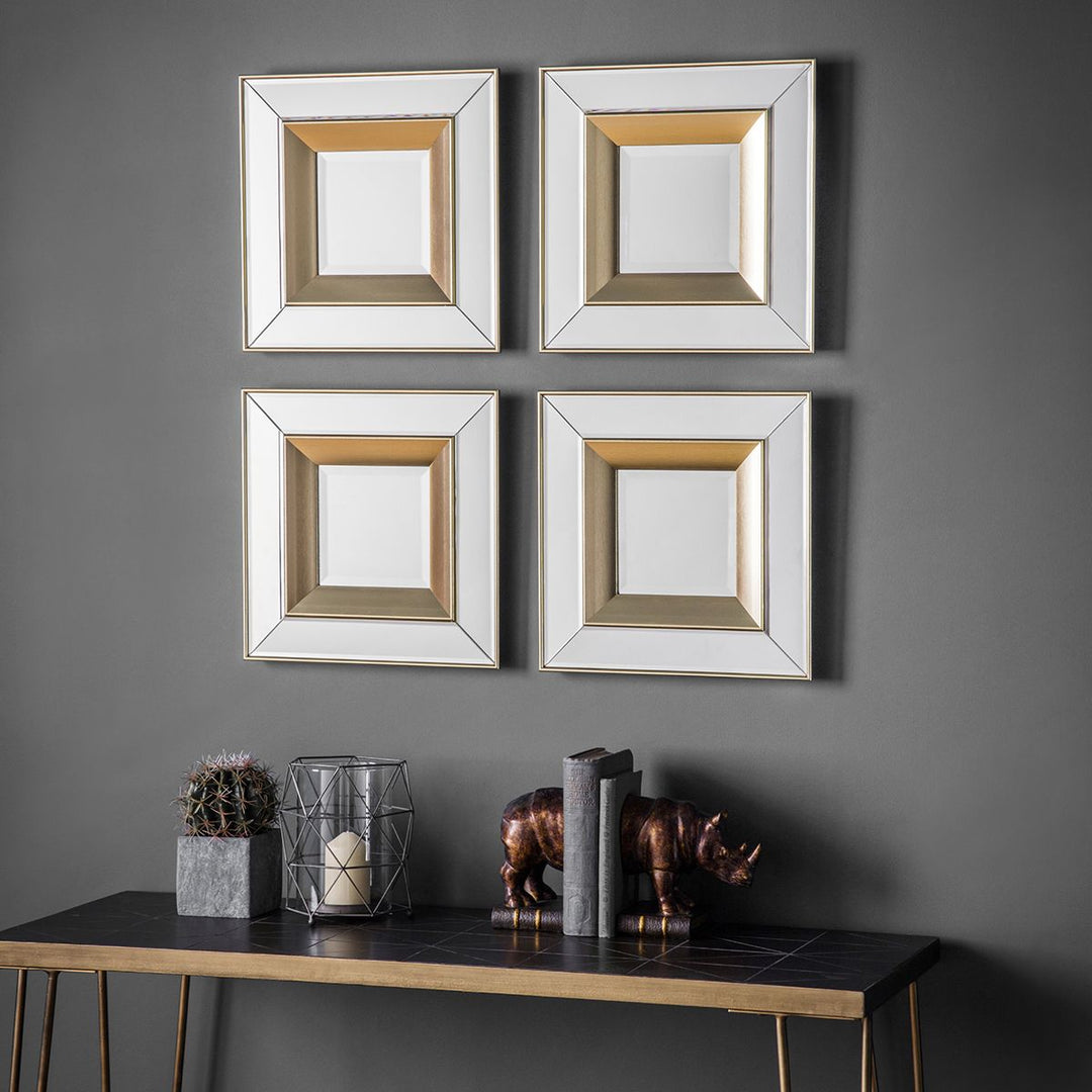 Phantom Square Mirrors (Set of 4) - TheArtistsQuarter