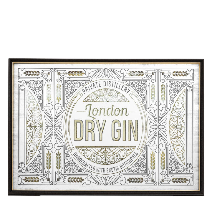 London Dry Gin Mirror - TheArtistsQuarter