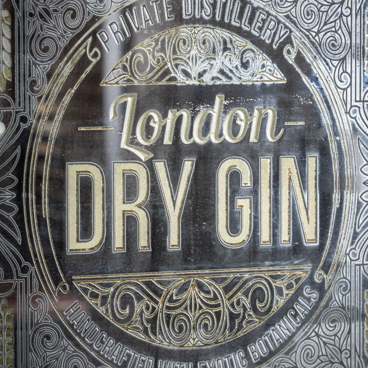 London Dry Gin Mirror - TheArtistsQuarter