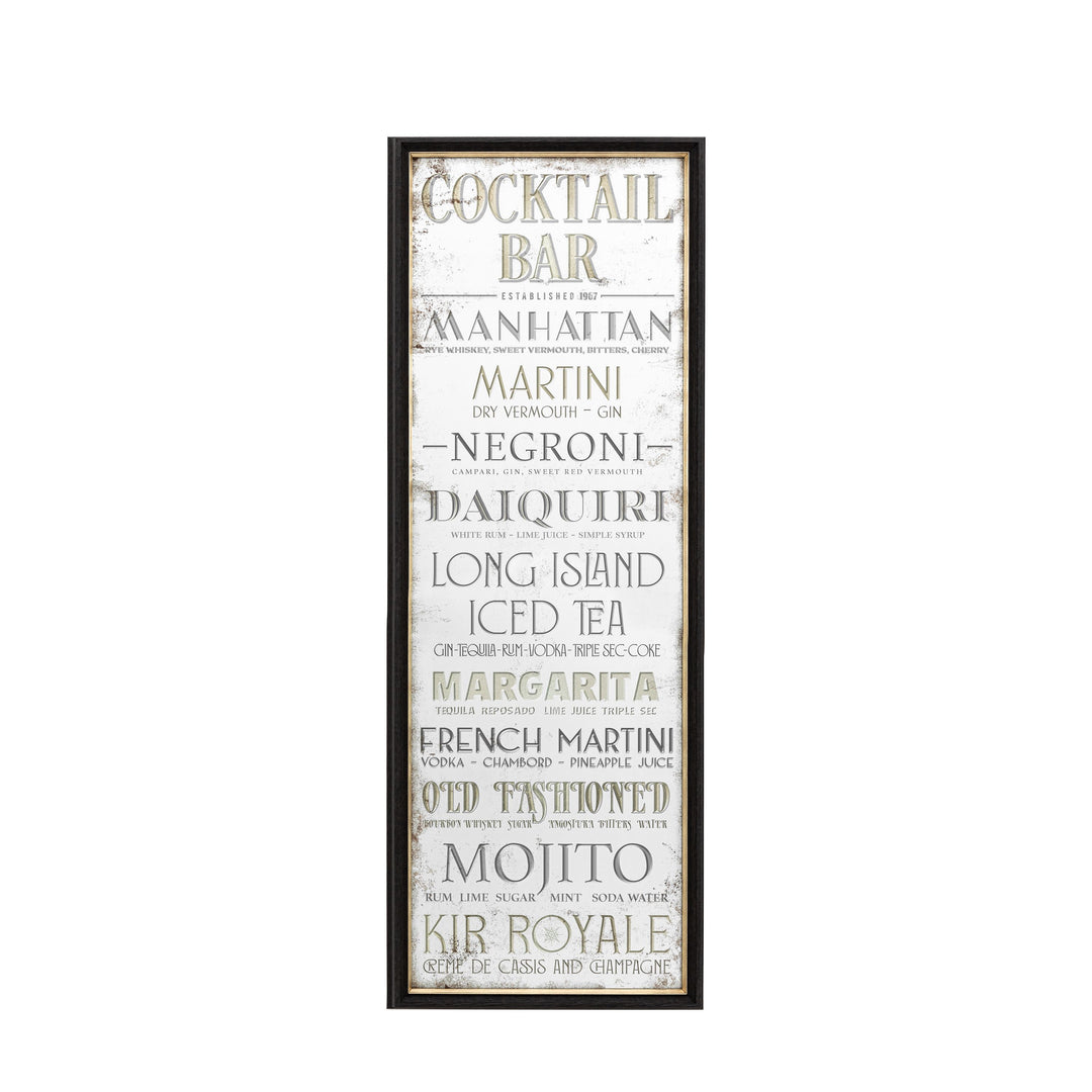 Cocktail Bar Mirror - TheArtistsQuarter