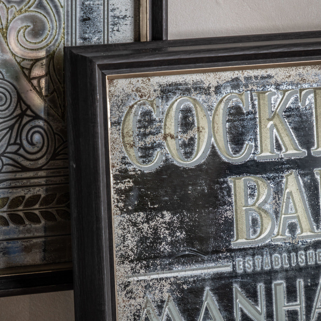 Cocktail Bar Mirror - TheArtistsQuarter