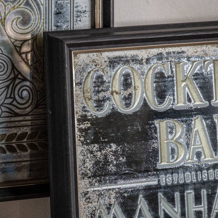 Cocktail Bar Mirror - TheArtistsQuarter