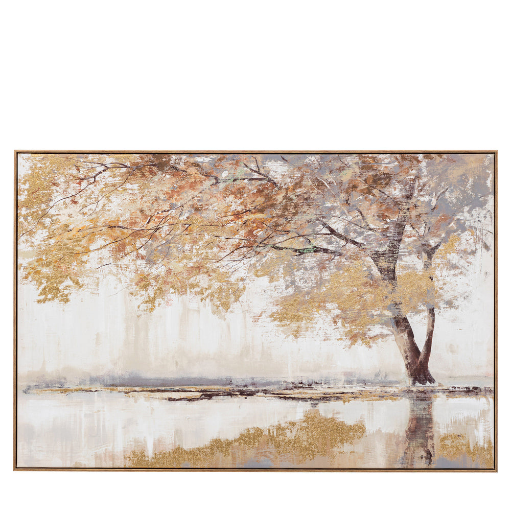 Gilded Oak Framed Canvas By Allison Pearce - TheArtistsQuarter