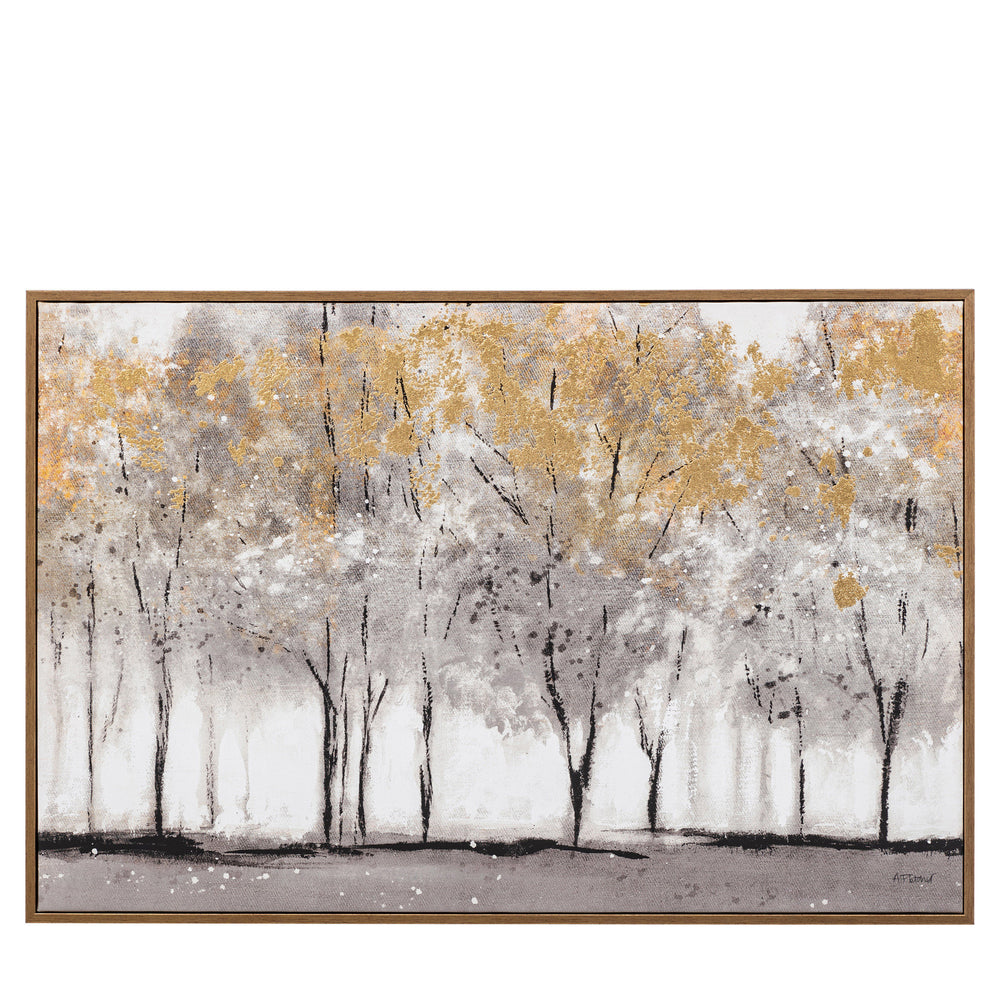 Golden Reverie Framed Canvas By Allison Pearce - TheArtistsQuarter