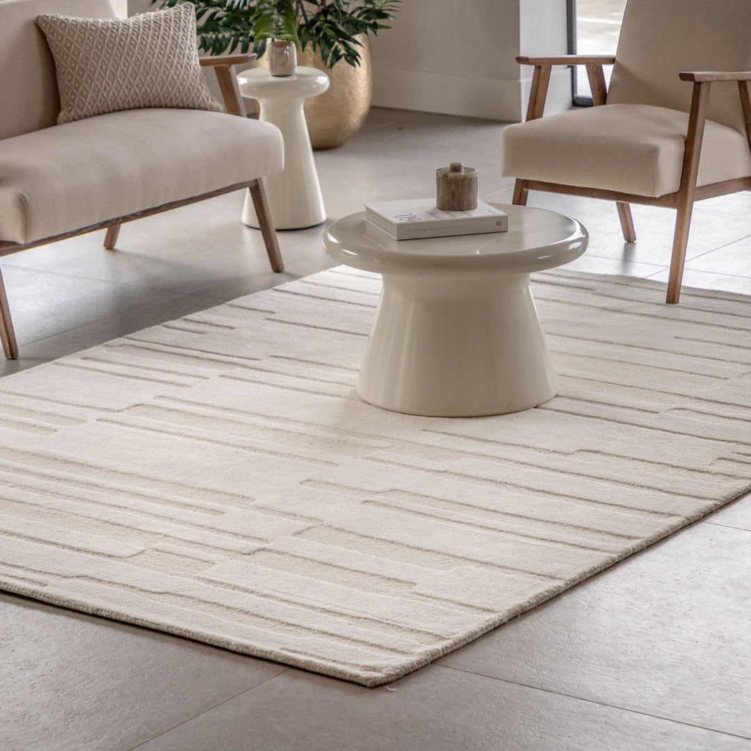 Albany Tufted Tonal Rug Taupe - TheArtistsQuarter