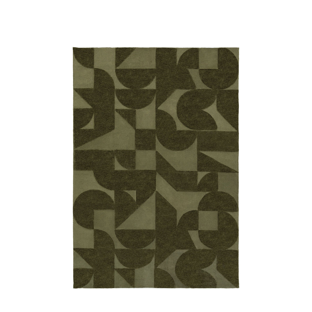 Cortland Block Rug Olive