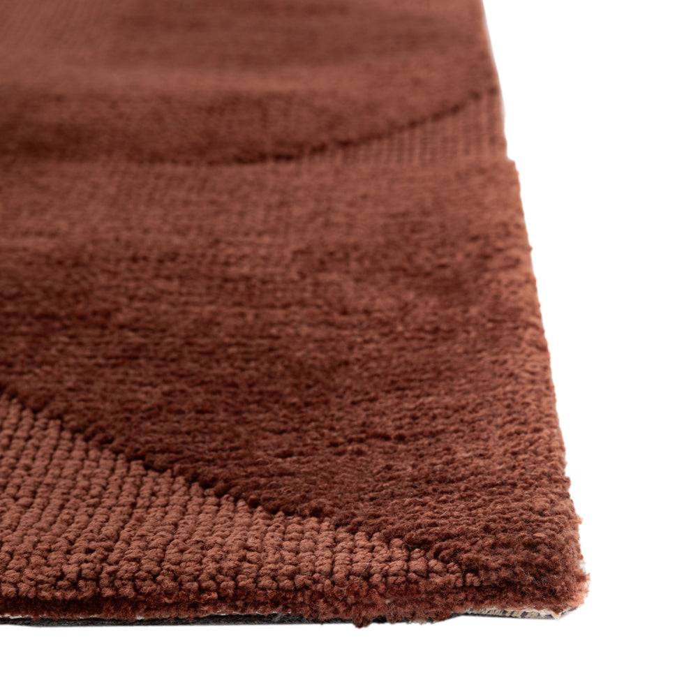 Cortland Block Rug Nutmeg - TheArtistsQuarter