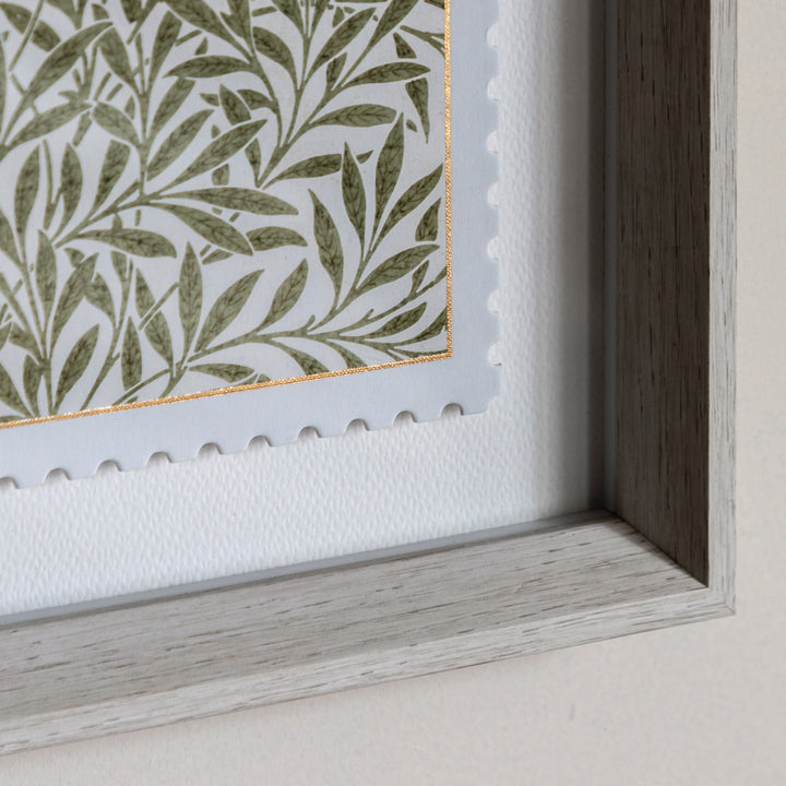 William Morris Stamp Green (Set Of Two) By Laura Bolton PRE ORDER MID JULY - TheArtistsQuarter