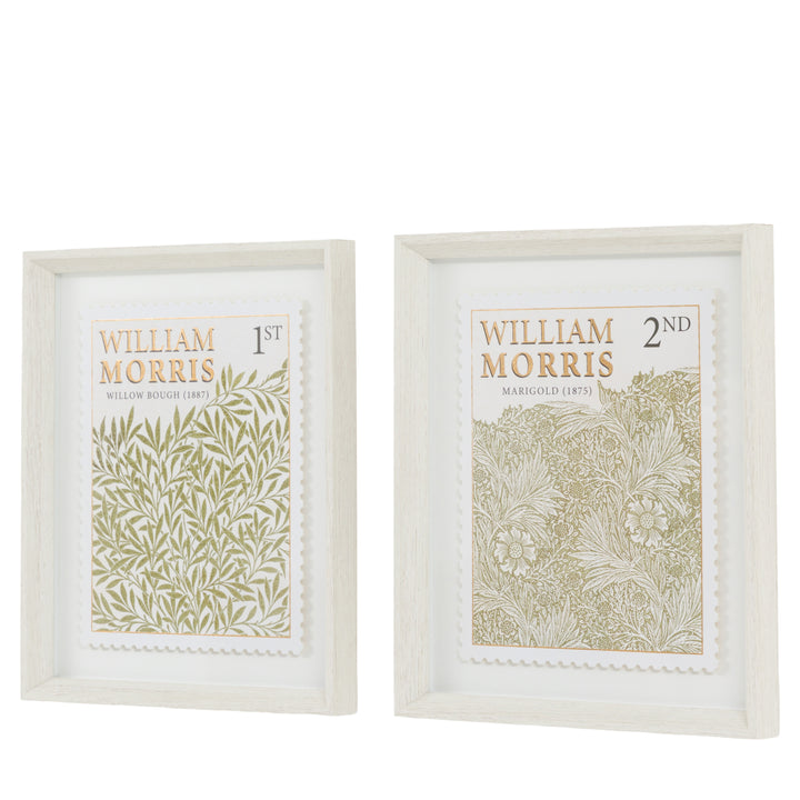 William Morris Stamp Green (Set Of Two) By Laura Bolton PRE ORDER MID JULY - TheArtistsQuarter