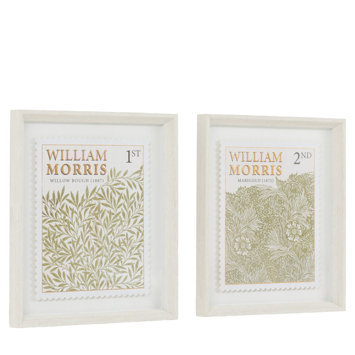 William Morris Stamp Green (Set Of Two) By Laura Bolton PRE ORDER MID JULY - TheArtistsQuarter