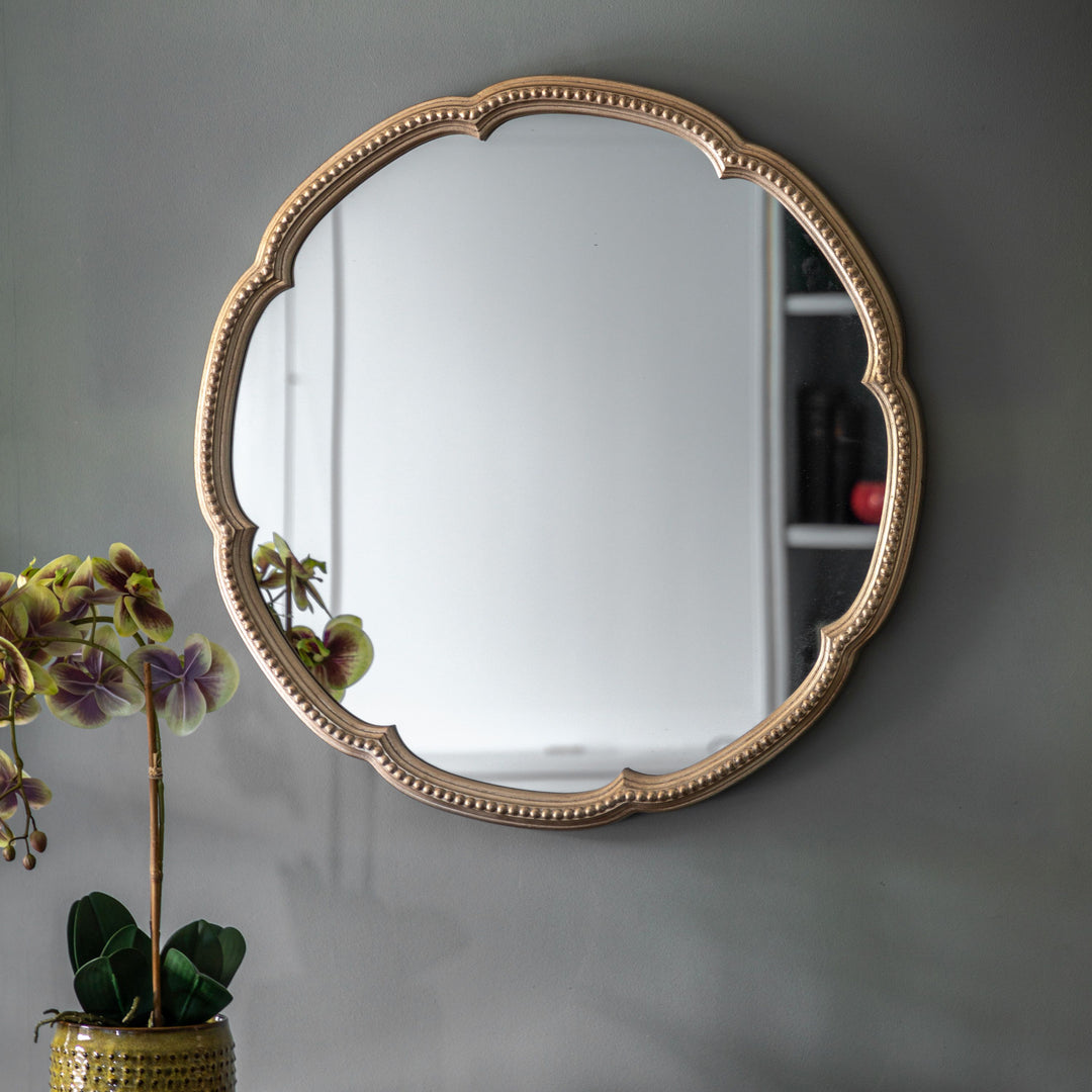 Florentine Round Mirror