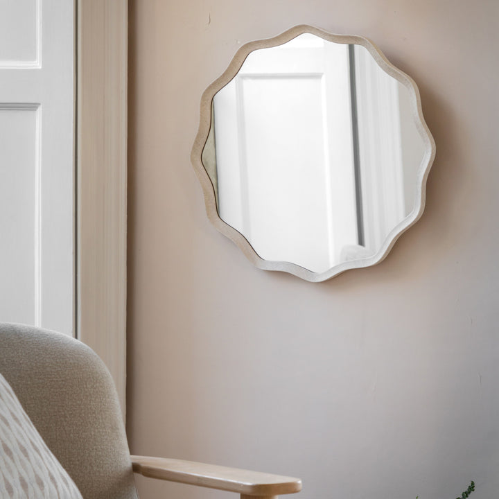 Monterey Wave Round Mirror - TheArtistsQuarter