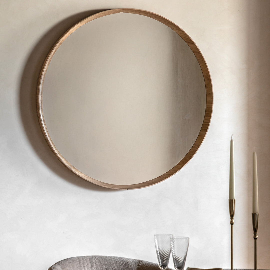 Cedar Round Mirror