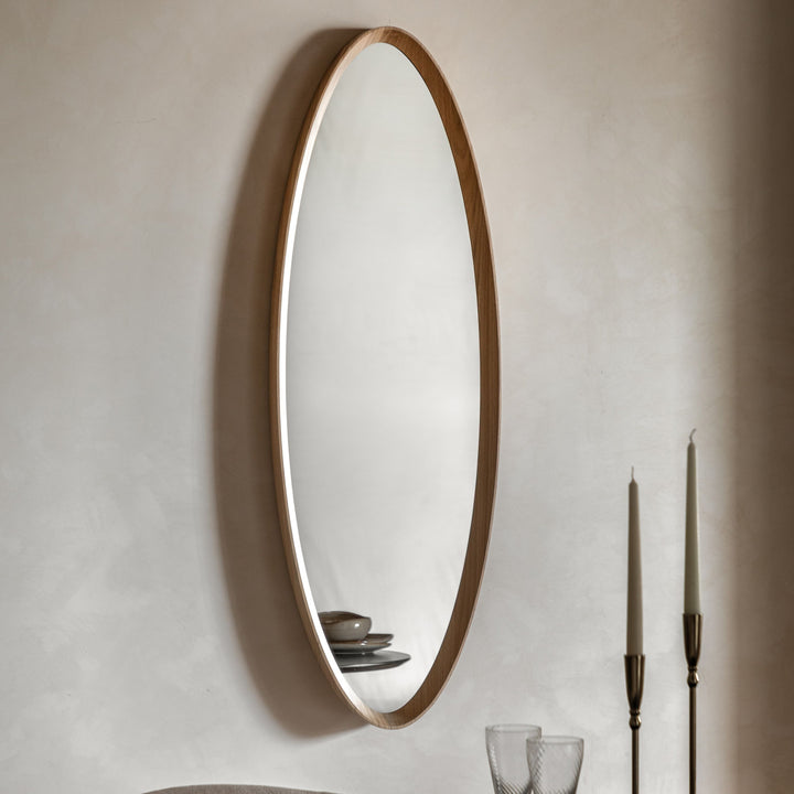 Cedar Elipse Mirror