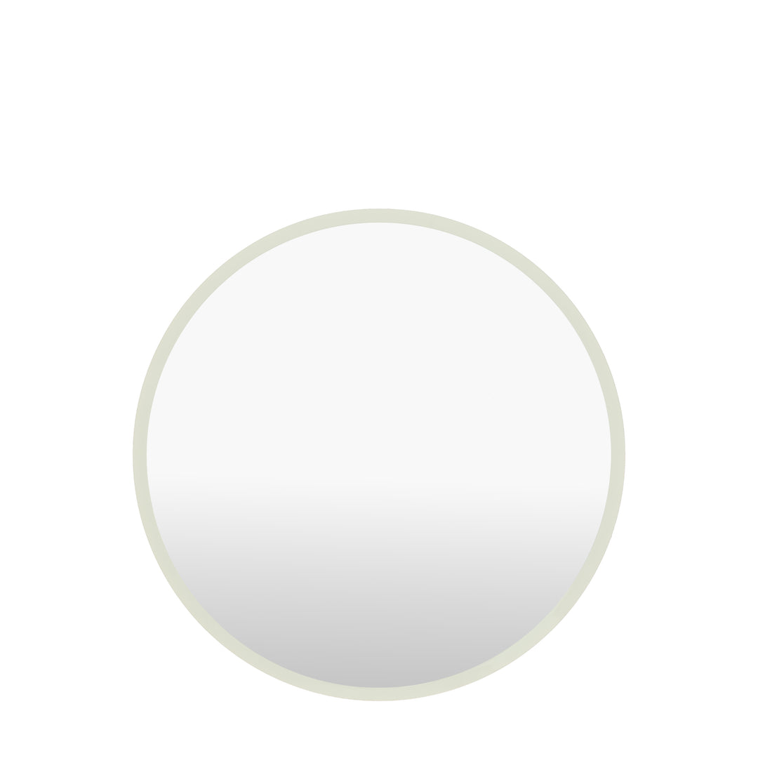 Bistro Round Mirror Porcelain - TheArtistsQuarter
