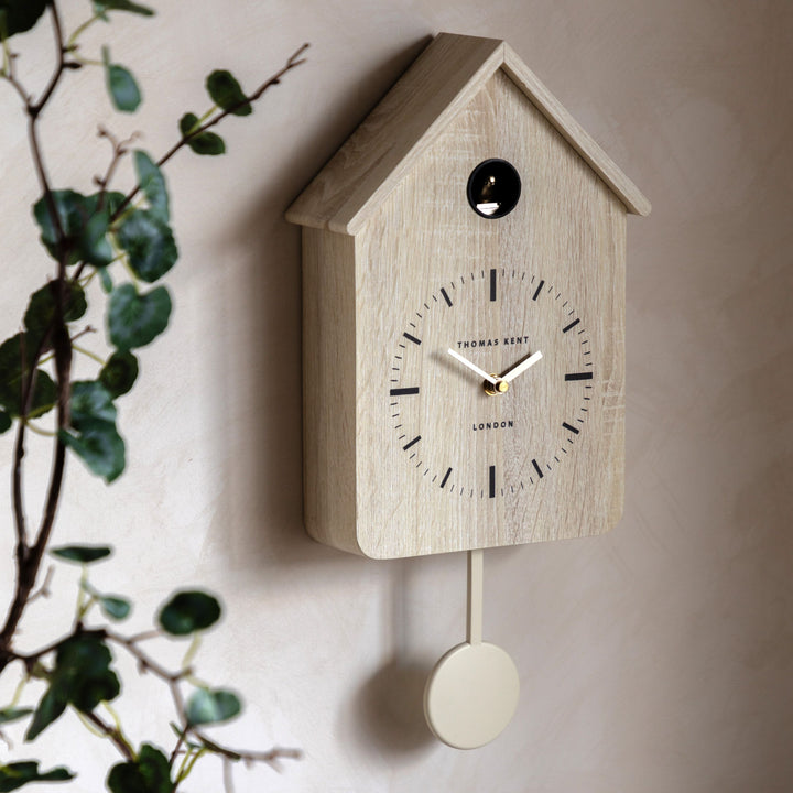 Thomas Kent Cuckoo Clock Washed Oak - TheArtistsQuarter