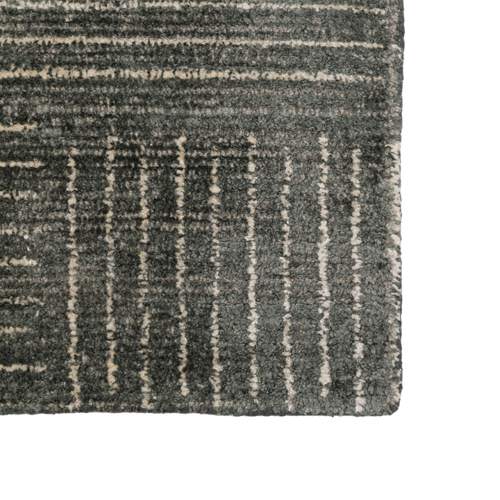 Azelo Geo Rug Graphite - TheArtistsQuarter