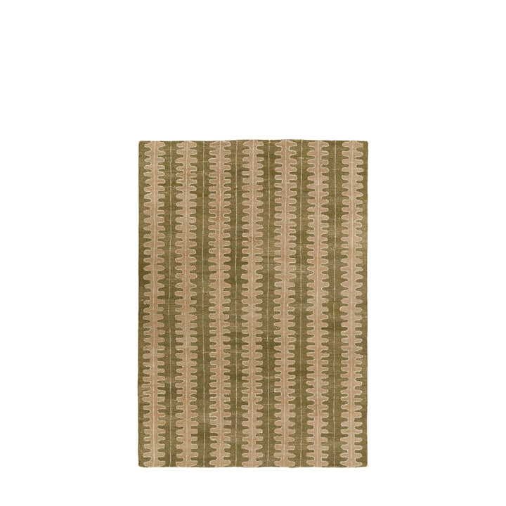 Azelo Rug Natural Olive - TheArtistsQuarter
