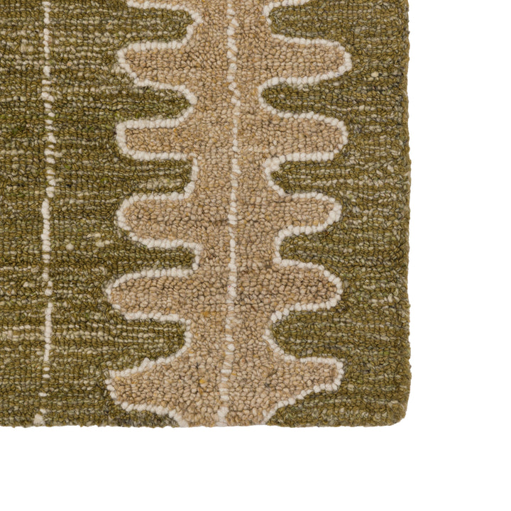 Azelo Rug Natural Olive - TheArtistsQuarter