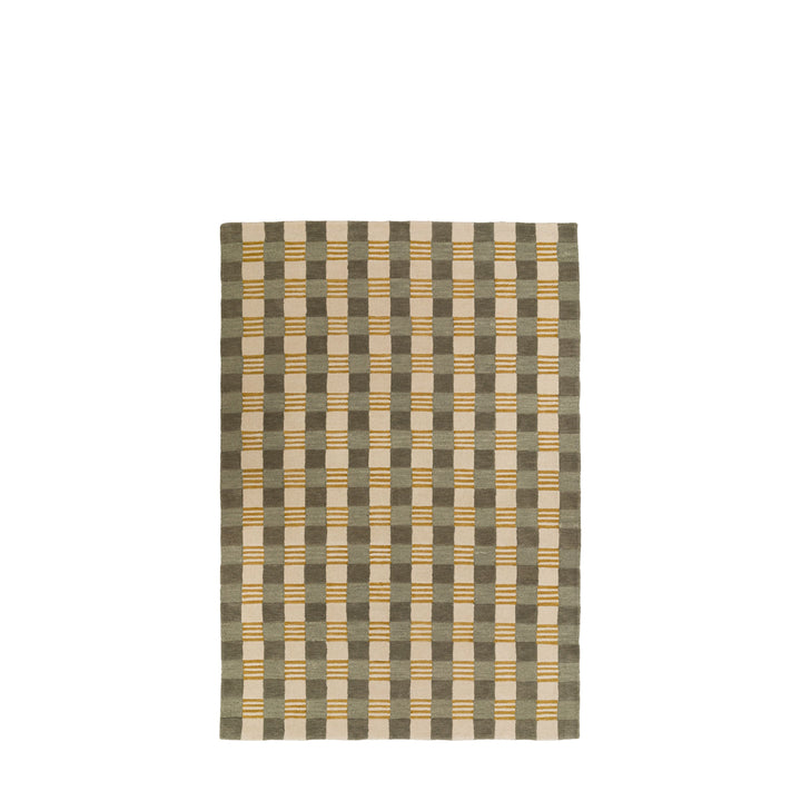 Lezo Geo Rug Teal - TheArtistsQuarter