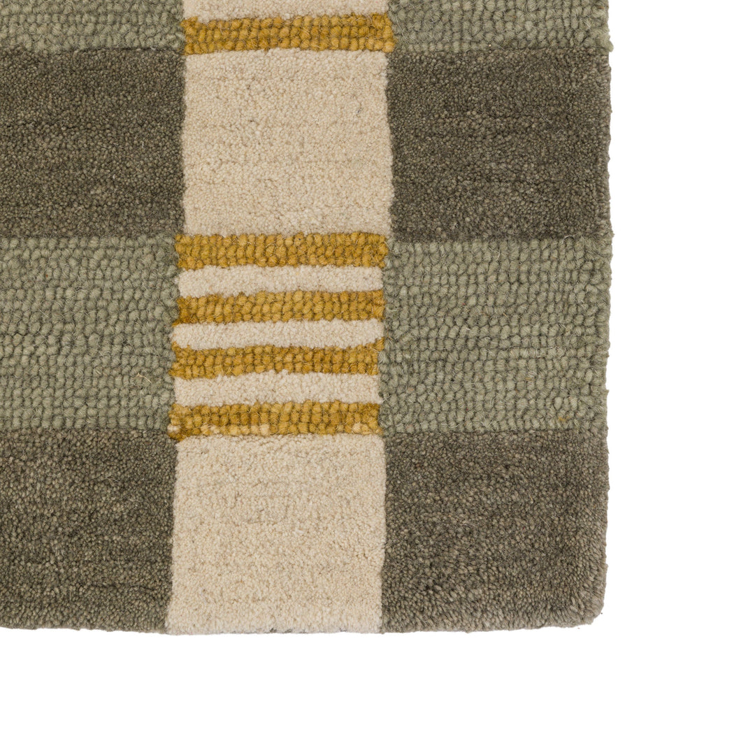 Lezo Geo Rug Teal - TheArtistsQuarter