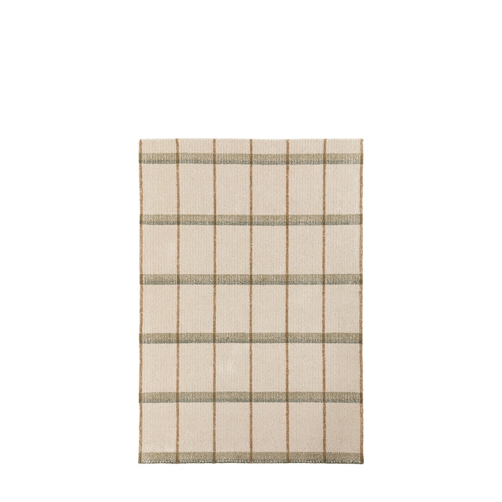 Solis Check Rug Ivory