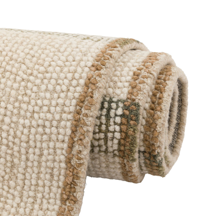 Solis Check Rug Ivory