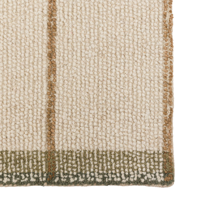 Solis Check Rug Ivory
