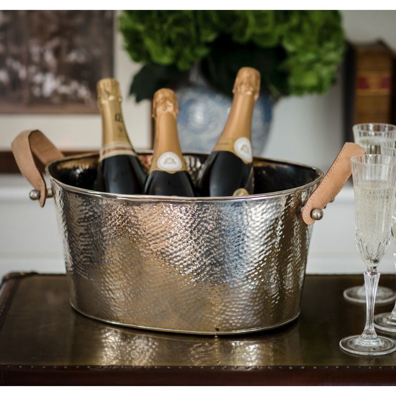 Culinary Concepts London. Champagne Hammered Half Sized Champagne Bath 🎄Delivers Pre Christmas - TheArtistsQuarter