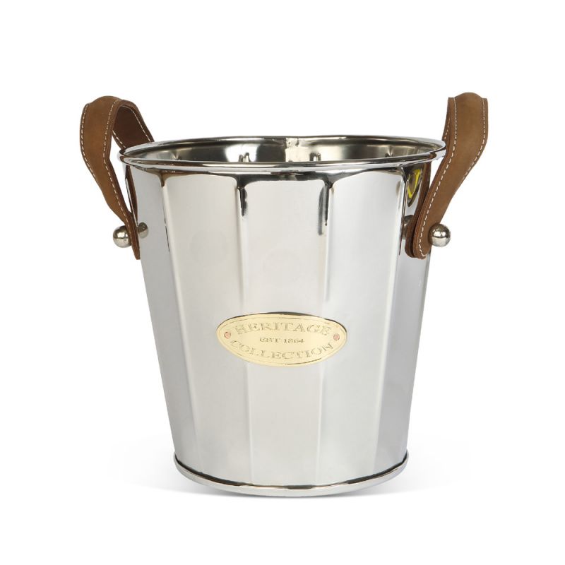 Culinary Concepts London. Heritage Leather Handled Wine Cooler - TheArtistsQuarter