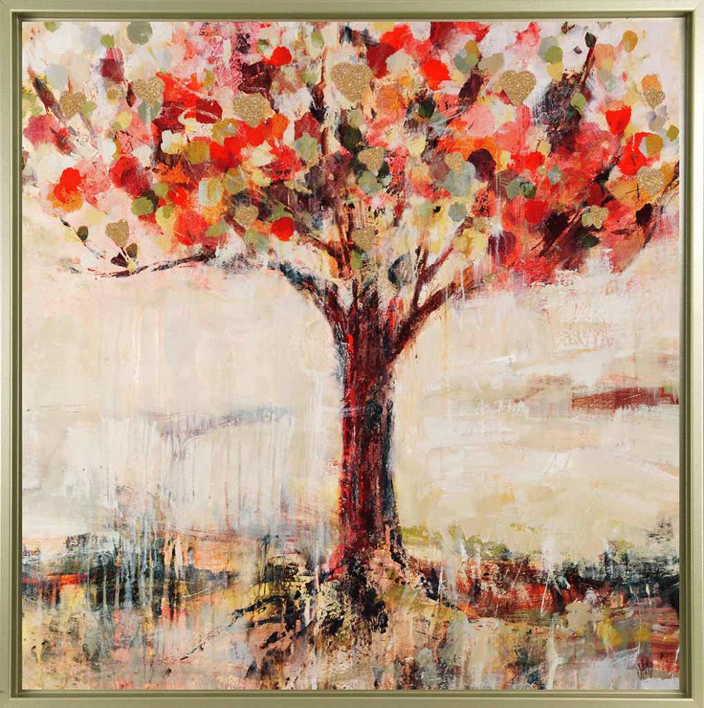 Candy Heart Tree By Jodi Maas - TheArtistsQuarter