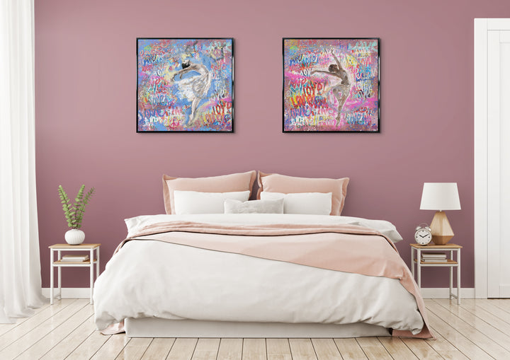 Graffiti Ballerina II By Marta Wiley *NEW* - TheArtistsQuarter