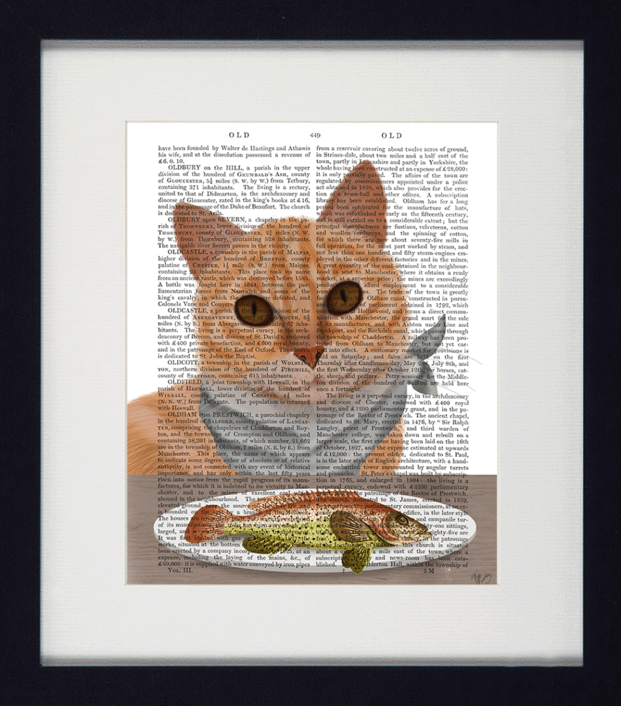 Kitty Treats III Fish On Plate *NEW* - TheArtistsQuarter