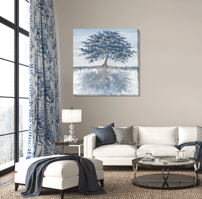 Frosted Reflection Canvas By Diane Demirci *NEW* - TheArtistsQuarter