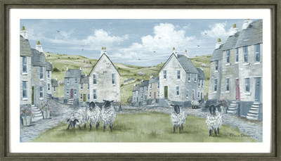 Sheep on the Green By Diane Demirci *NEW* - TheArtistsQuarter