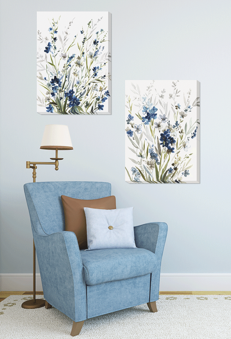 Little Bluebells I Canvas By Asia Jensen *NEW* - TheArtistsQuarter