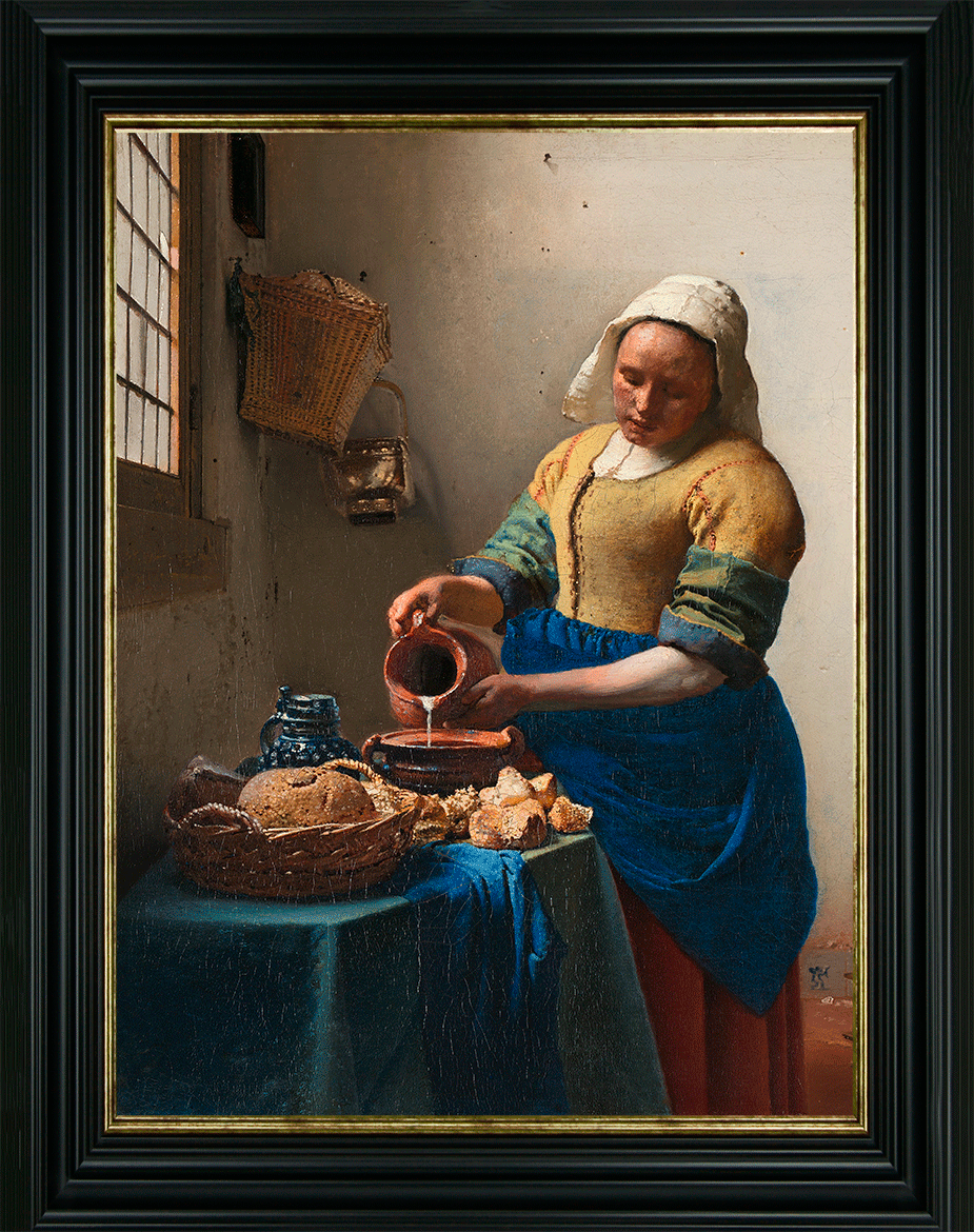 The Milkmaid By Jan Vermeer - TheArtistsQuarter