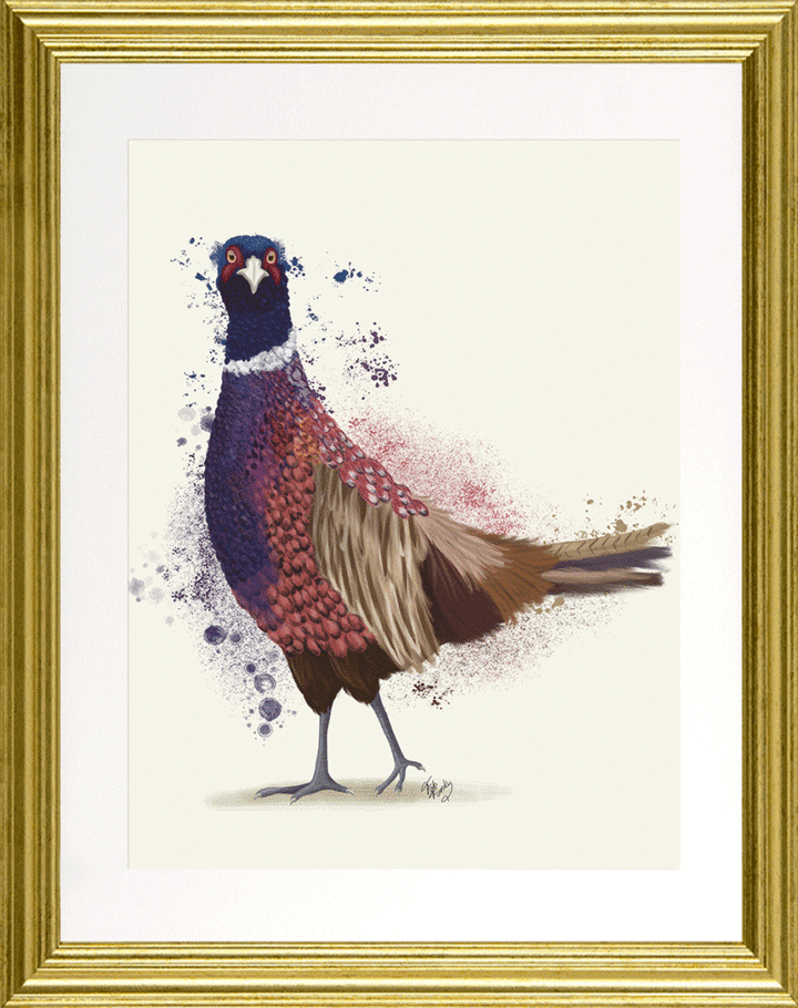 Pheasant Splash II By Fab Funky *NEW* - TheArtistsQuarter